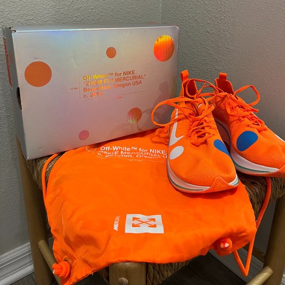 NIKE and Off-White Other - Off-White for NIKE "ZOOM FLY MERCURIAL" Beaverton, OR Shoes-Preowned/Like New